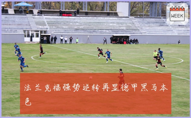 法兰克福强势逆转再显德甲黑马本色